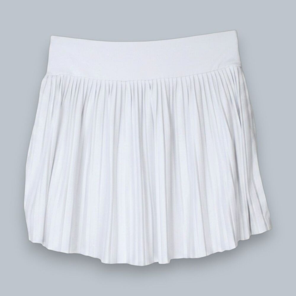 Kyodan White Pleated Tennis Skirt Skort Women's Size Med Athletic Golf